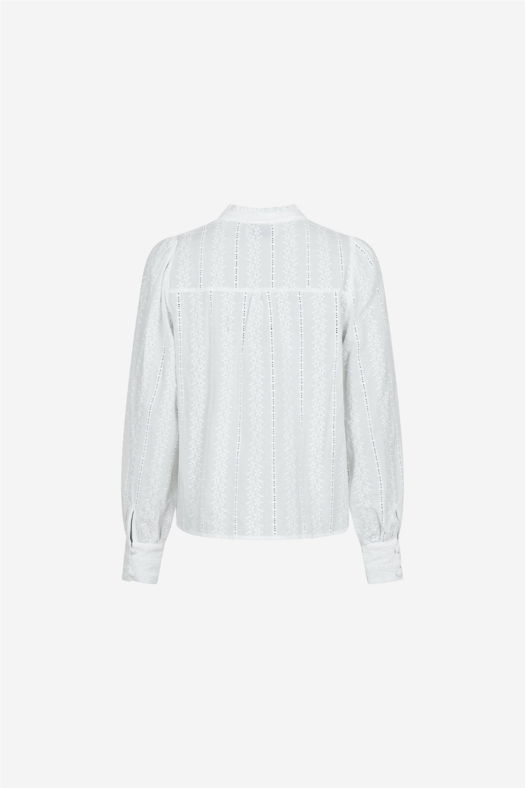 Neo Noir Bluser & Skjorter Massima Embroidery Blouse White