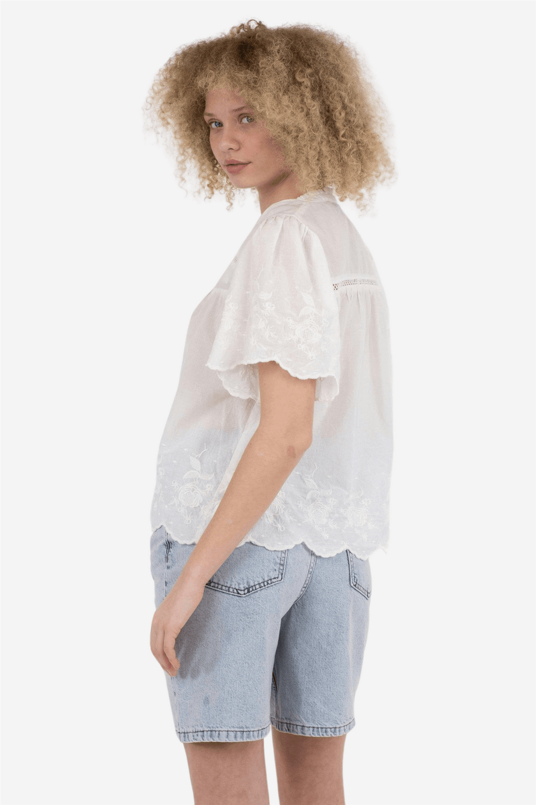 Neo Noir Bluser & Skjorter Micheline Emb Blouse