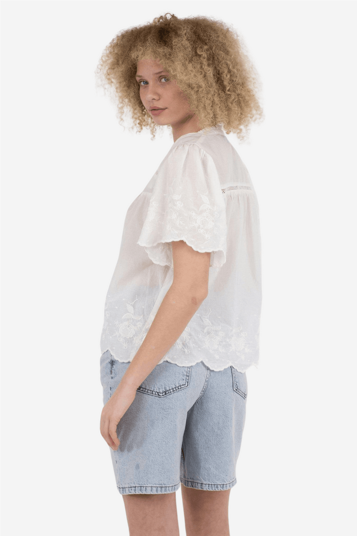 Neo Noir Bluser & Skjorter Micheline Emb Blouse