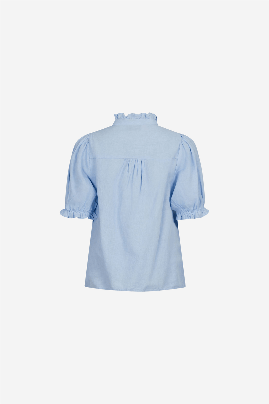 Neo Noir Bluser & Skjorter Odesa Linen Blouse Light Blue