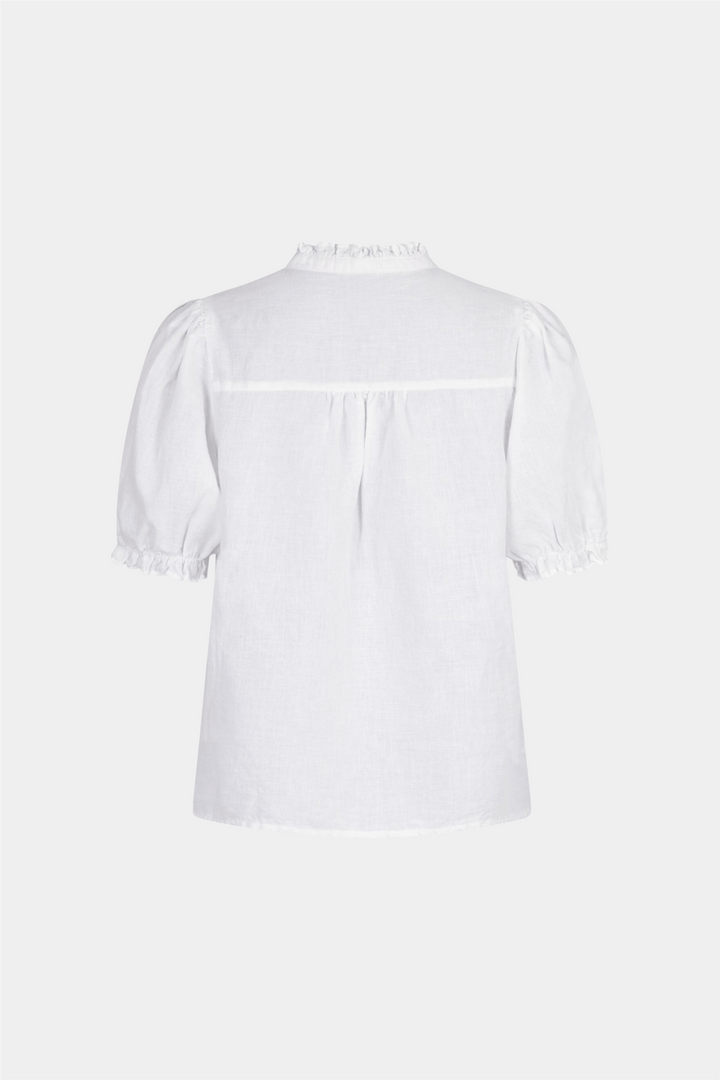 Neo Noir Bluser &amp; Skjorter Odesa Linen Blouse White