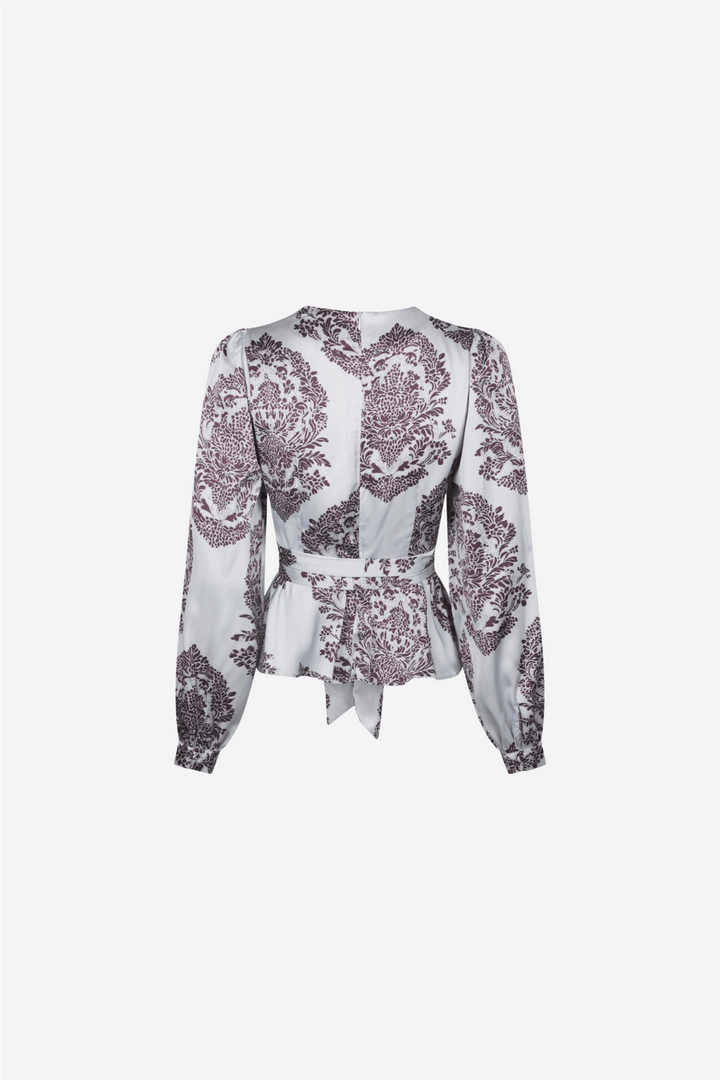 Neo Noir Bluser &amp; Skjorter Rista Deco Drop Blouse Light Blue