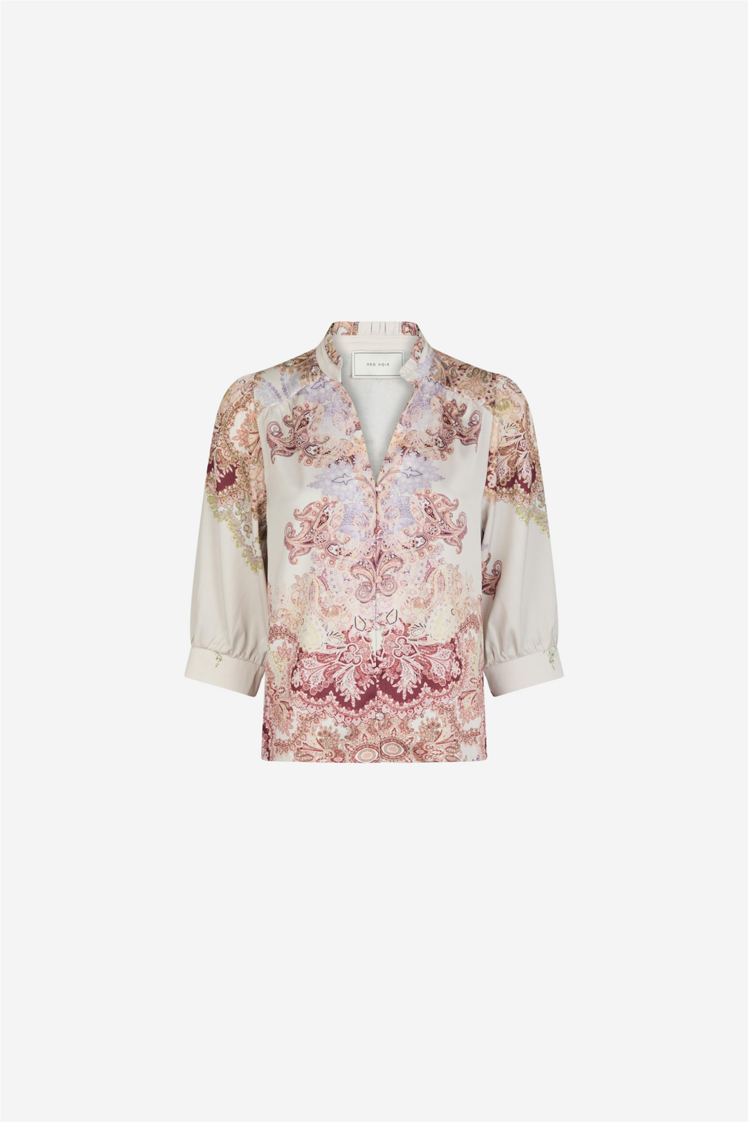 Neo Noir Bluser & Skjorter Roselle Artist Paisley Blouse Ivory