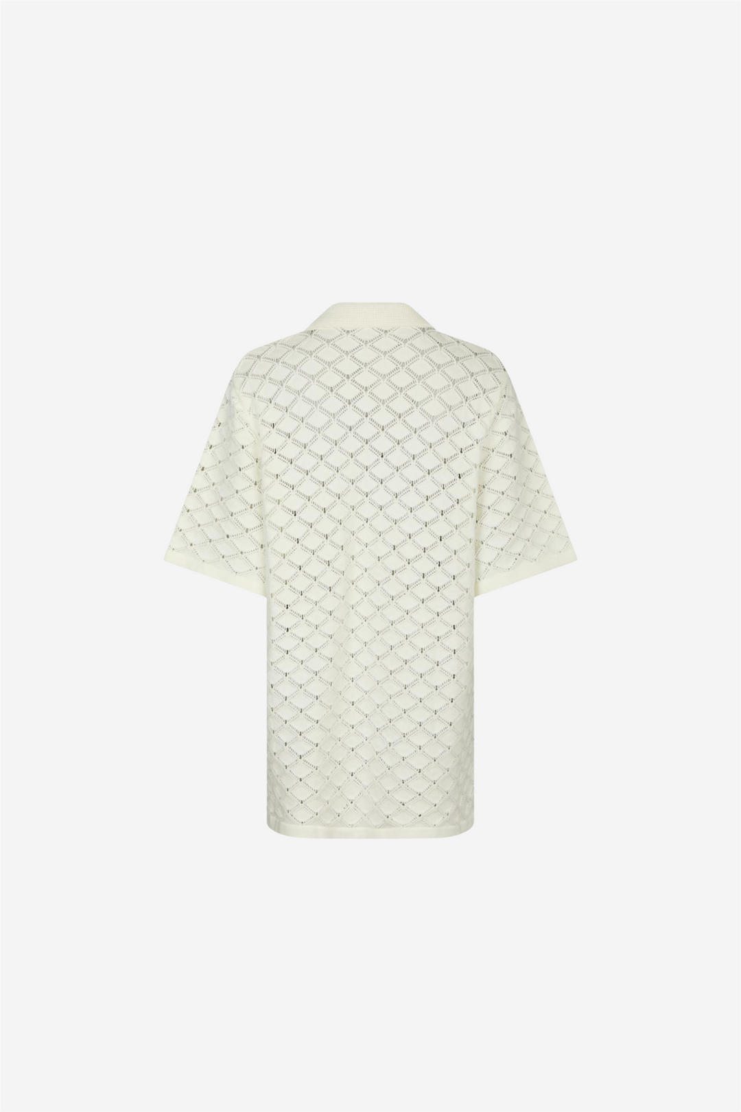 Neo Noir Bluser & Skjorter Sette Crochet Blouse Off White