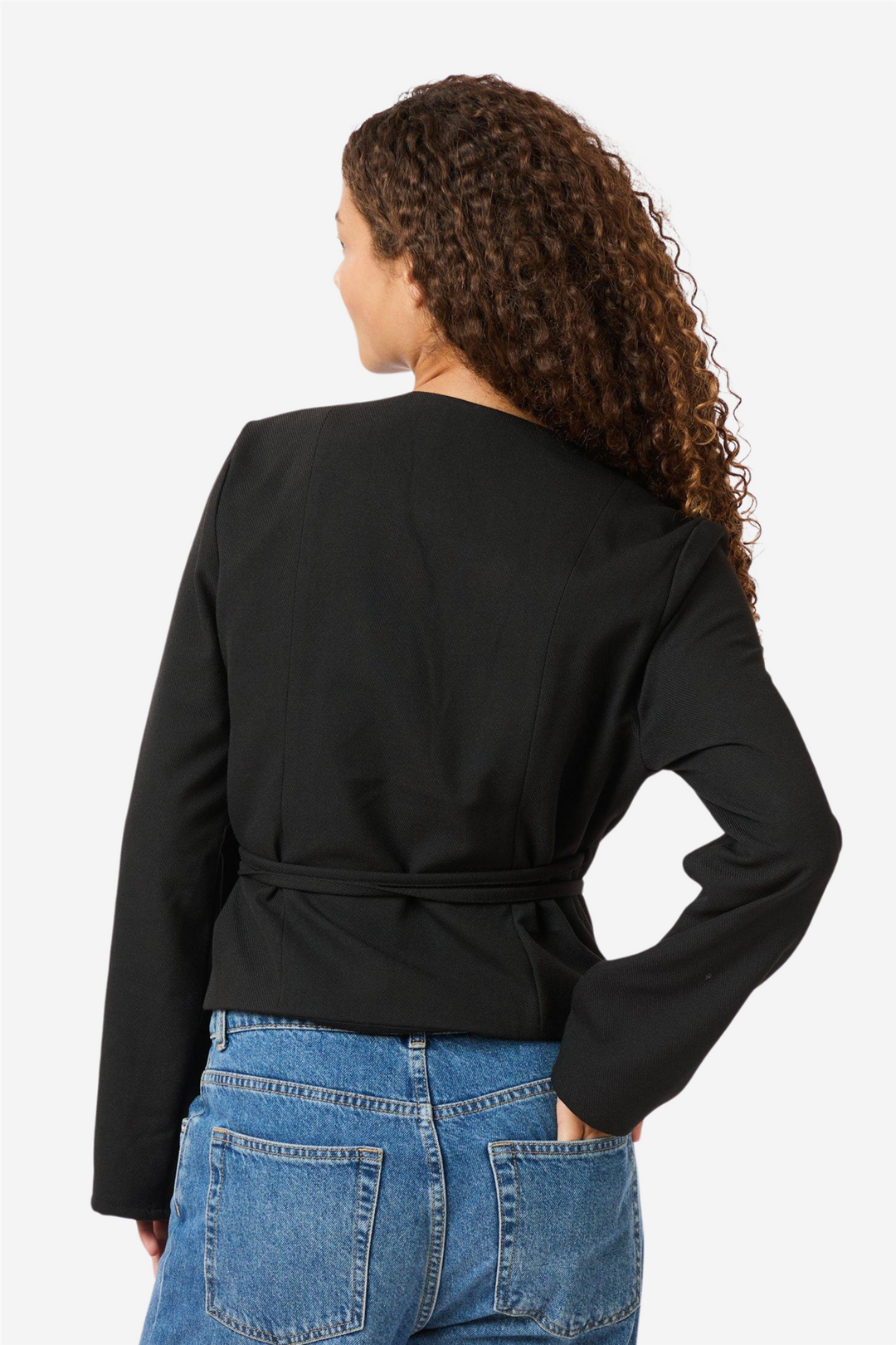 Neo Noir Bluser & Skjorter Simmi Wrap Blouse Black