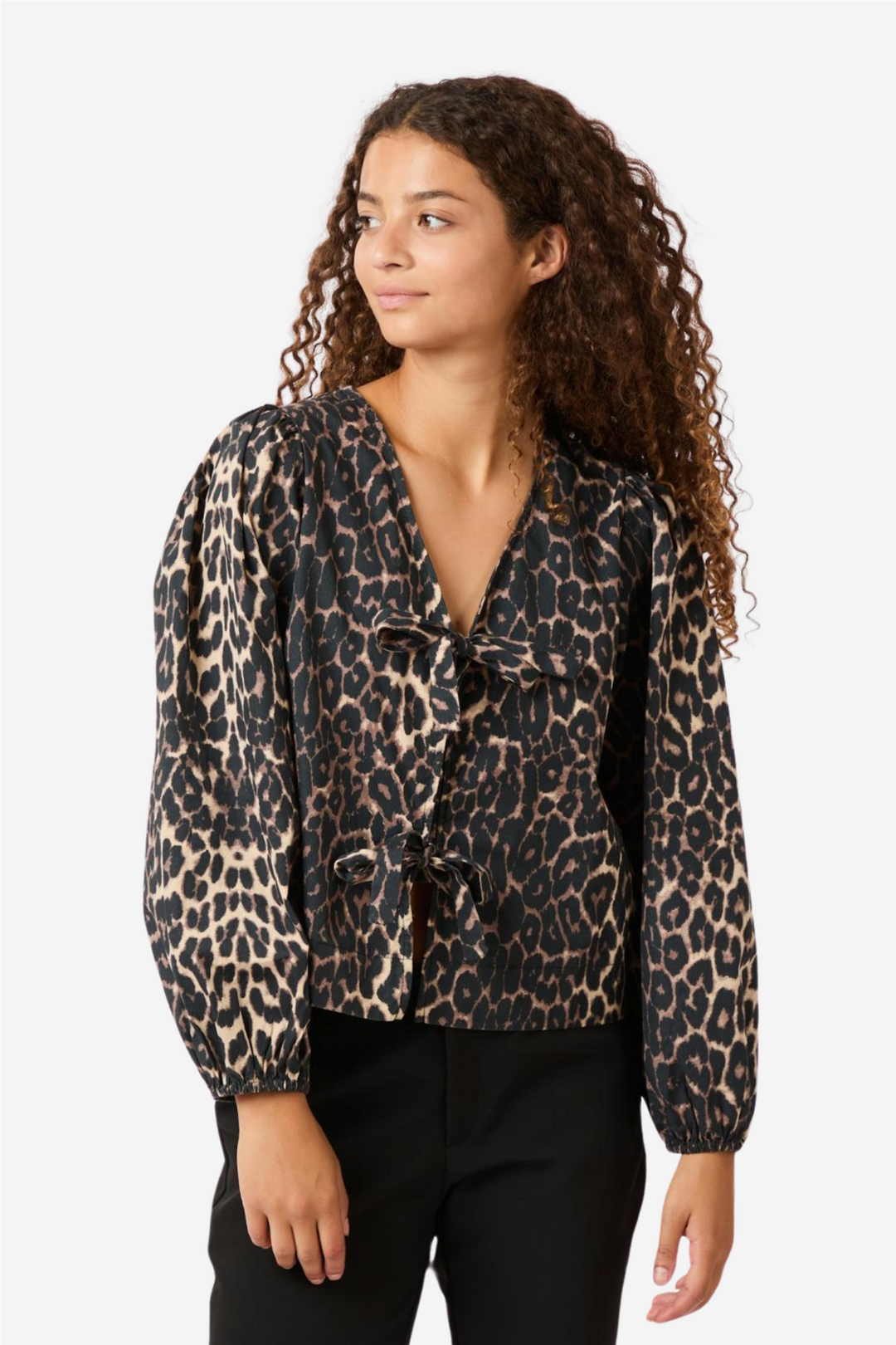 Neo Noir Bluser & Skjorter Tova Leo Blouse Leopard