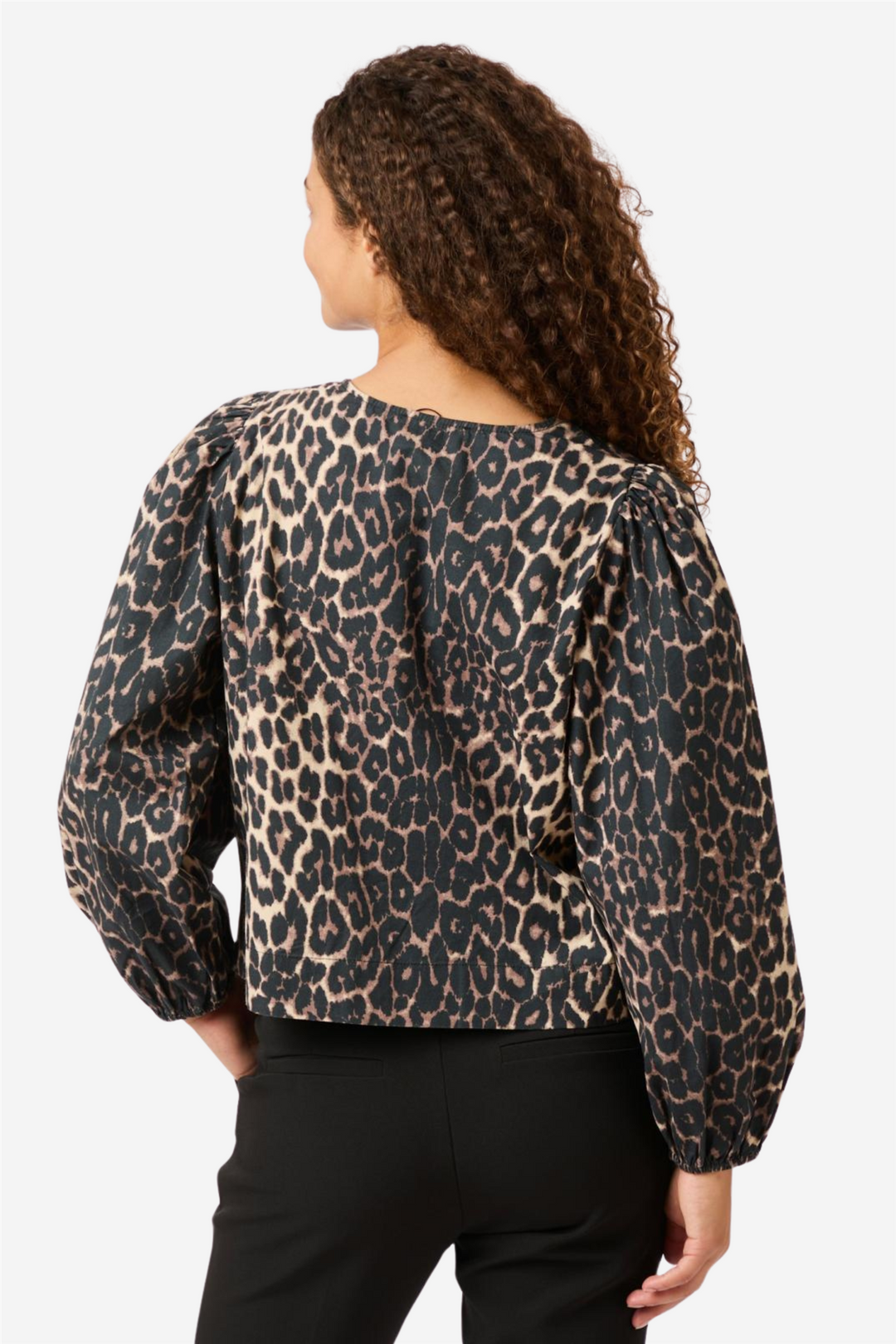 Neo Noir Bluser & Skjorter Tova Leo Blouse Leopard