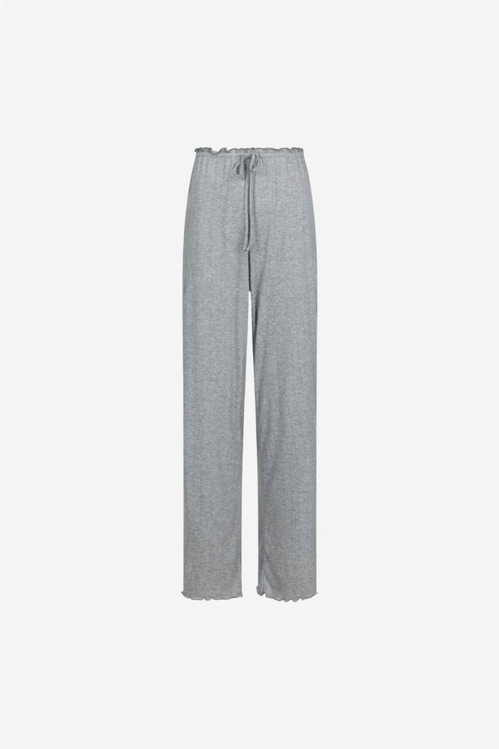 Neo Noir Bukser & jeans Serafina Pointelle Pants Light Grey