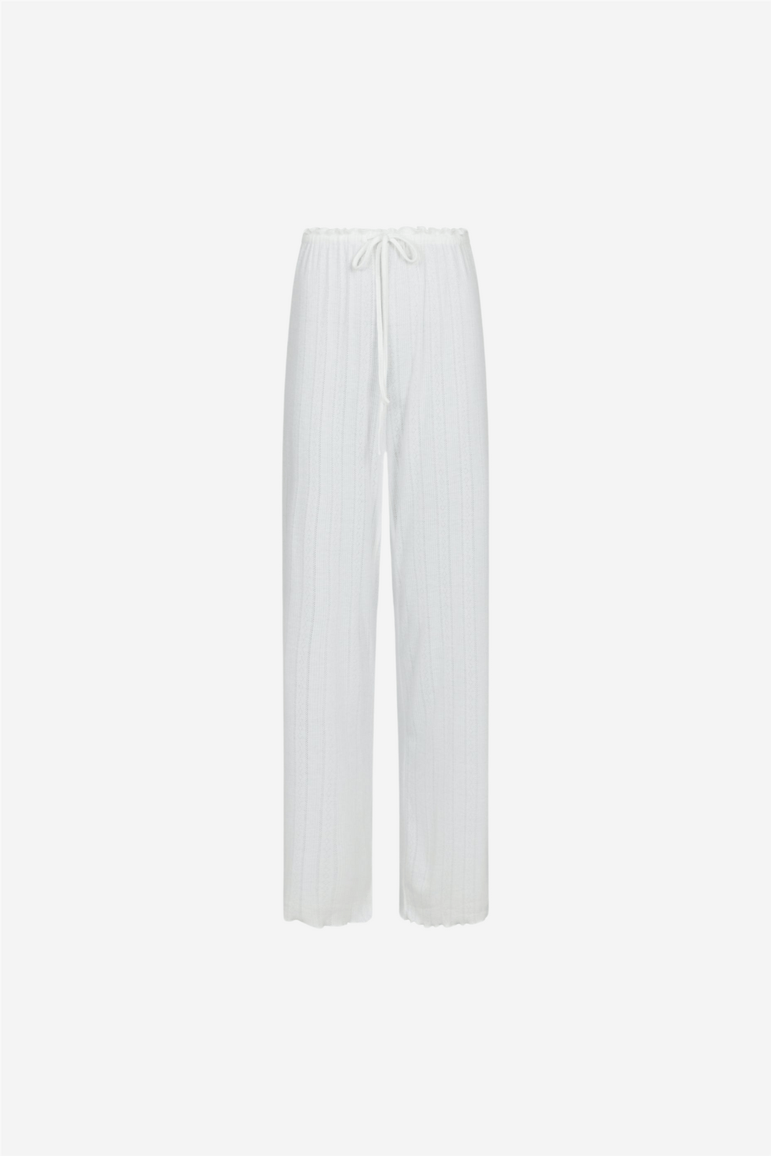 Neo Noir Bukser & jeans Serafina Pointelle Pants White
