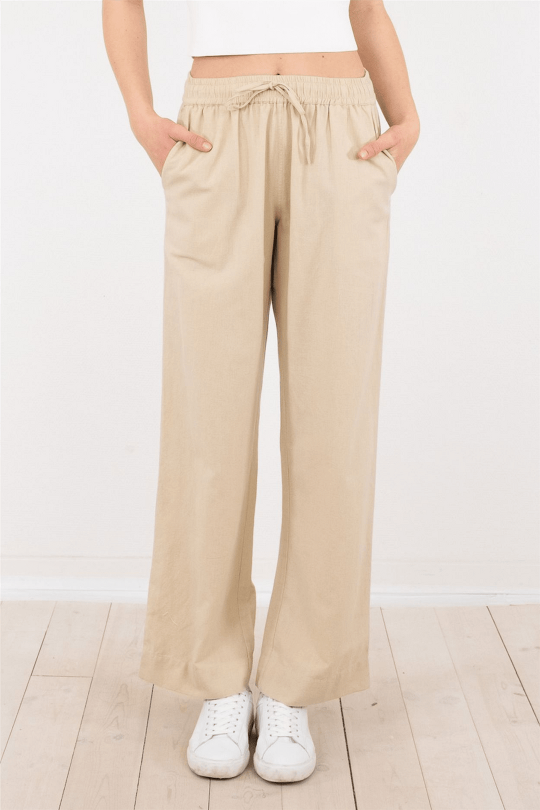 Neo Noir Bukser & jeans Sonar Linen Pants Sand