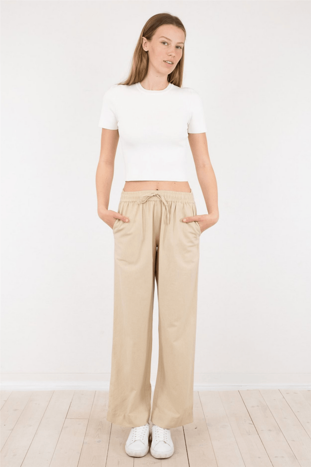 Neo Noir Bukser & jeans Sonar Linen Pants Sand