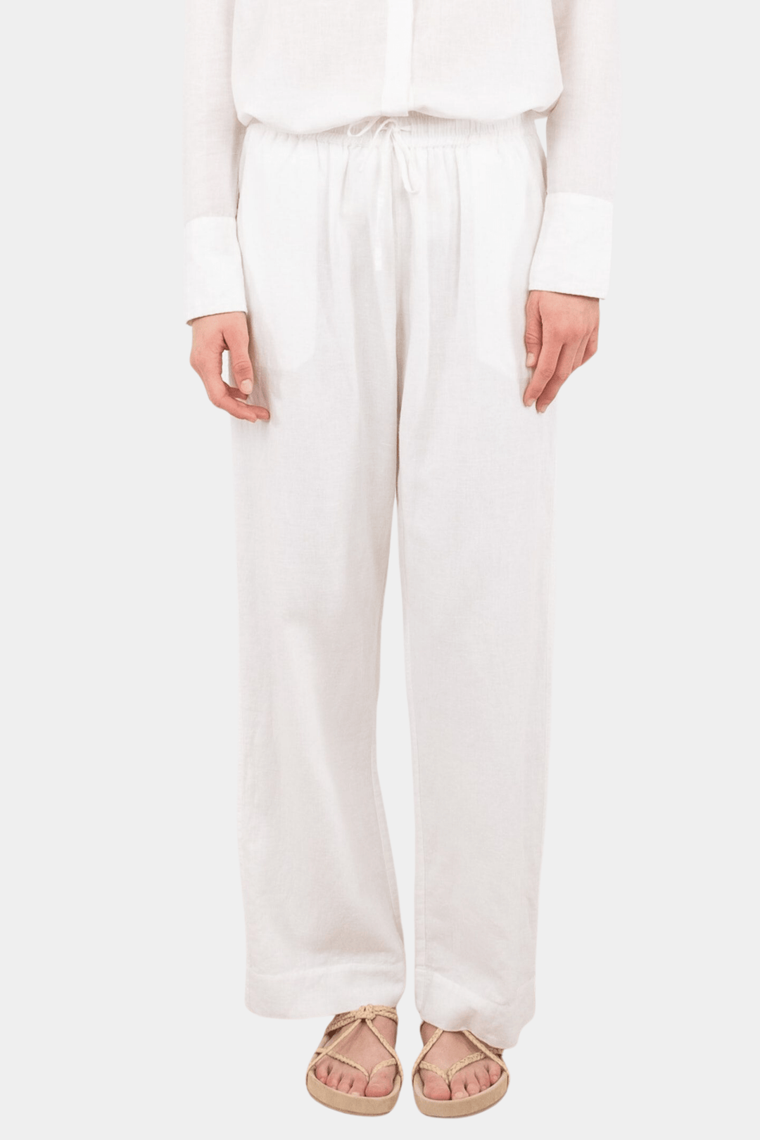 Neo Noir Bukser & jeans Sonar Linen Pants White