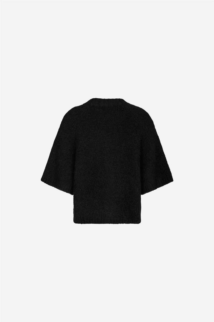 Neo Noir Genser & Cardigan Benuta Fluffy Knit Cardigan Black