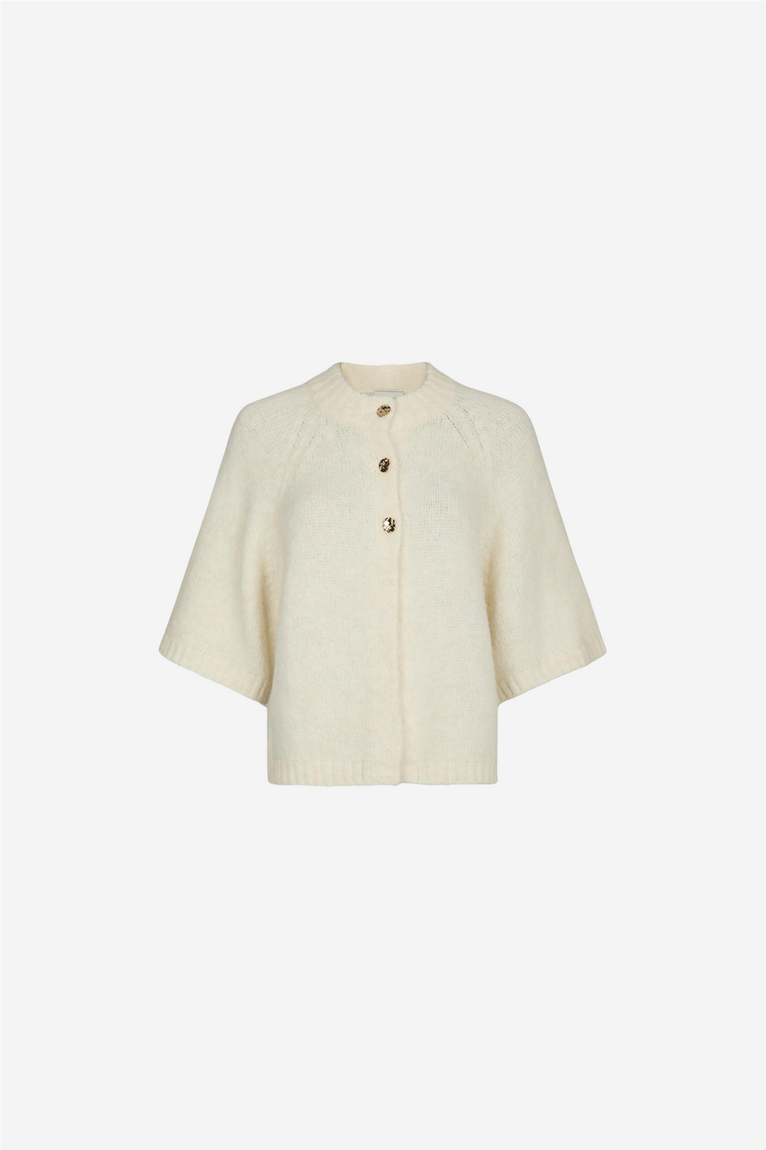 Neo Noir Genser & Cardigan Benuta Fluffy Knit Cardigan Off White