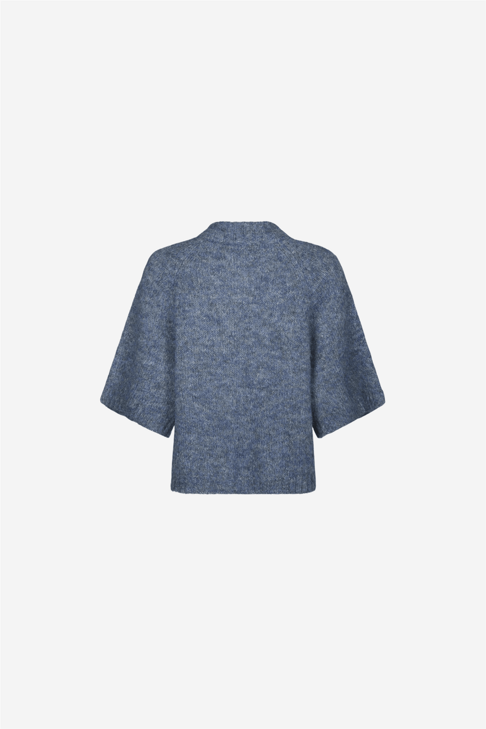 Neo Noir Genser & Cardigan Benuta Fluffy Knit Cardigan Smoke Blue