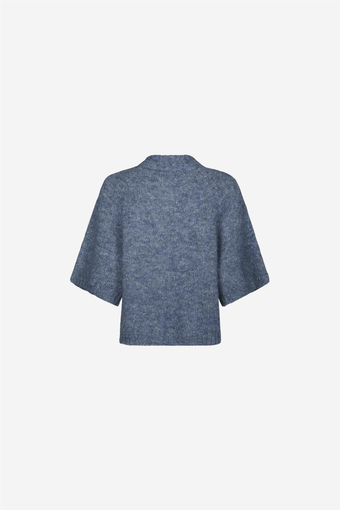Neo Noir Genser &amp; Cardigan Benuta Fluffy Knit Cardigan Smoke Blue