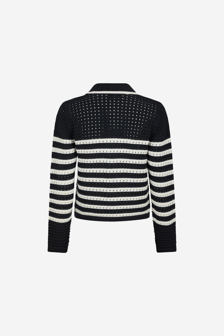 Neo Noir Genser & Cardigan Effie Knit Cardigan Navy