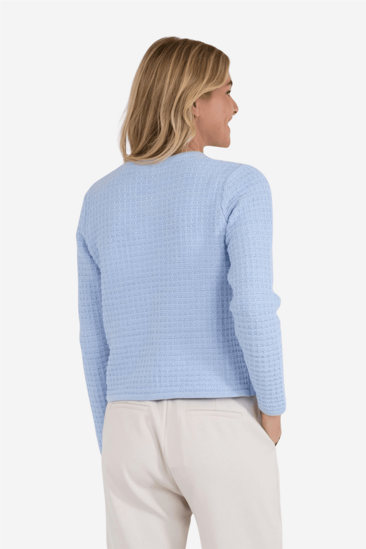 Neo Noir Genser & Cardigan Limone Knit Jacket Light Blue