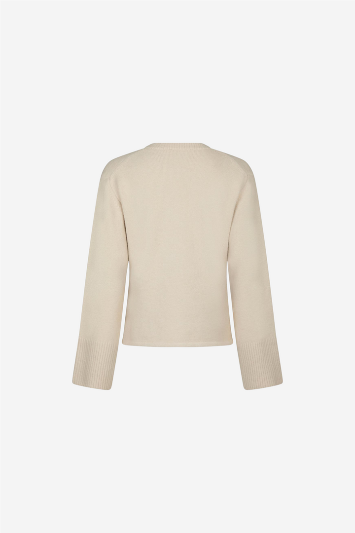 Neo Noir Genser & Cardigan Mixie Knit Cardigan Ivory