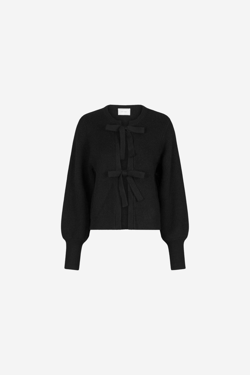 Neo Noir Genser & Cardigan Muscado Knit Cardigan Black
