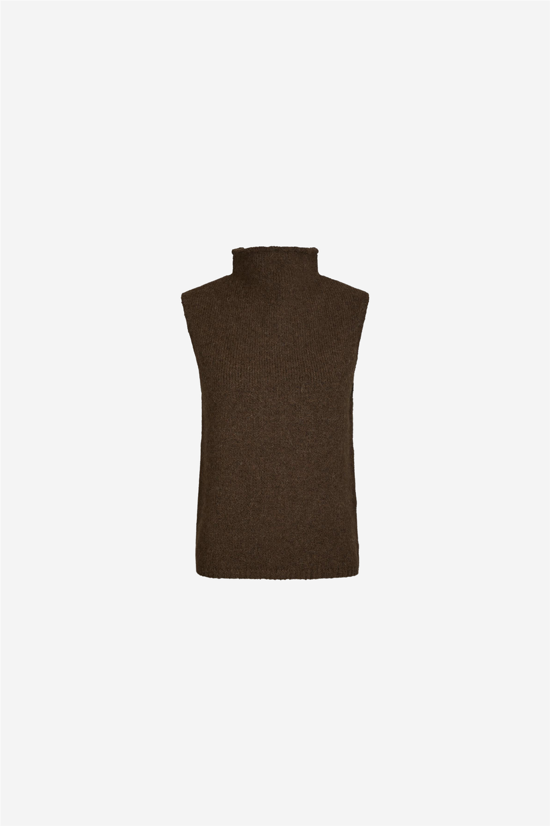 Neo Noir Genser & Cardigan Odelia Knit Top Brown Melange