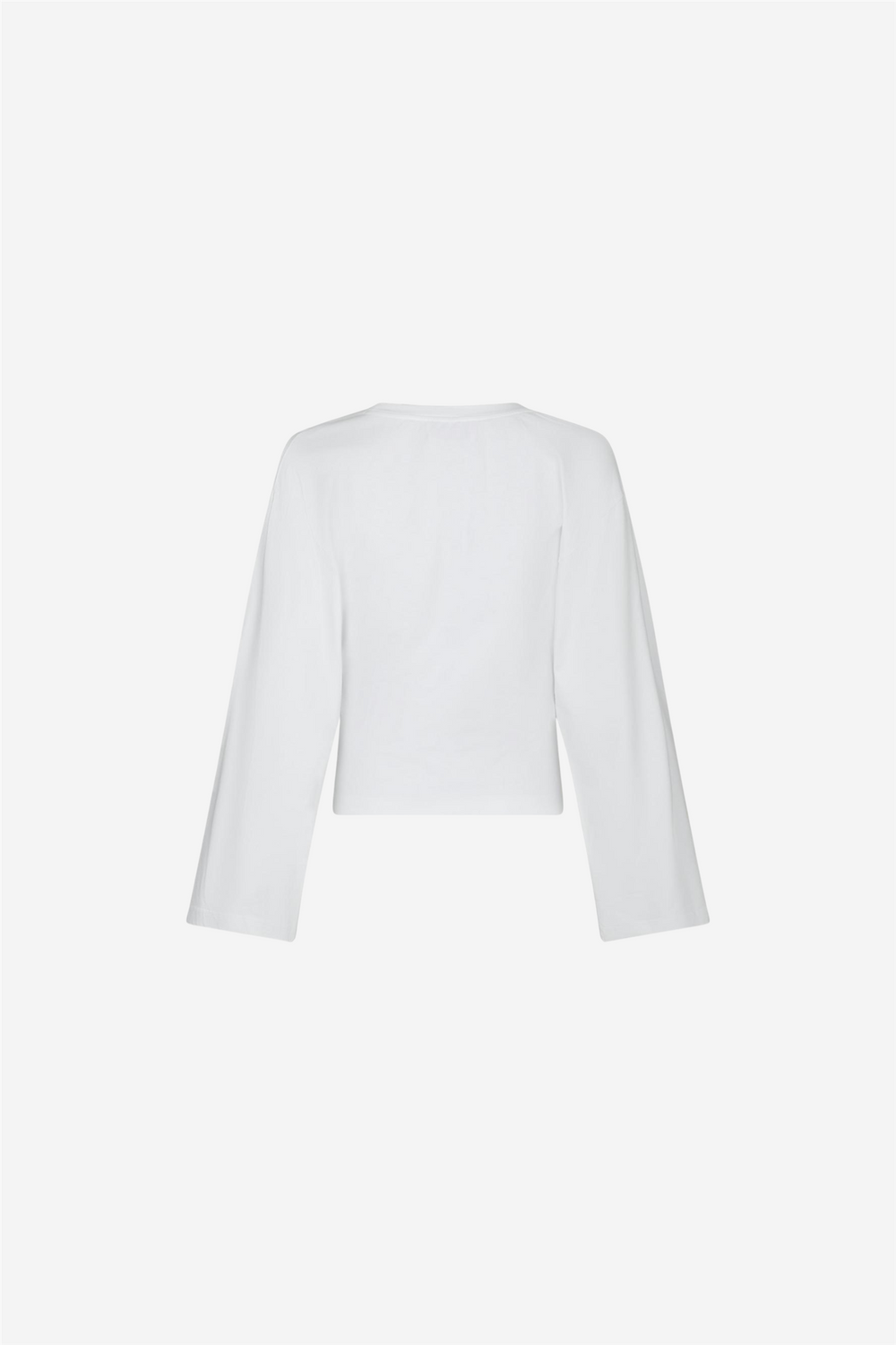 Neo Noir Genser & Cardigan Paska Boxy Long Sleeve Tee White