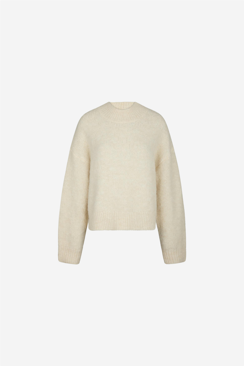 Neo Noir Genser & Cardigan Paulina Fluffy Knit Off White