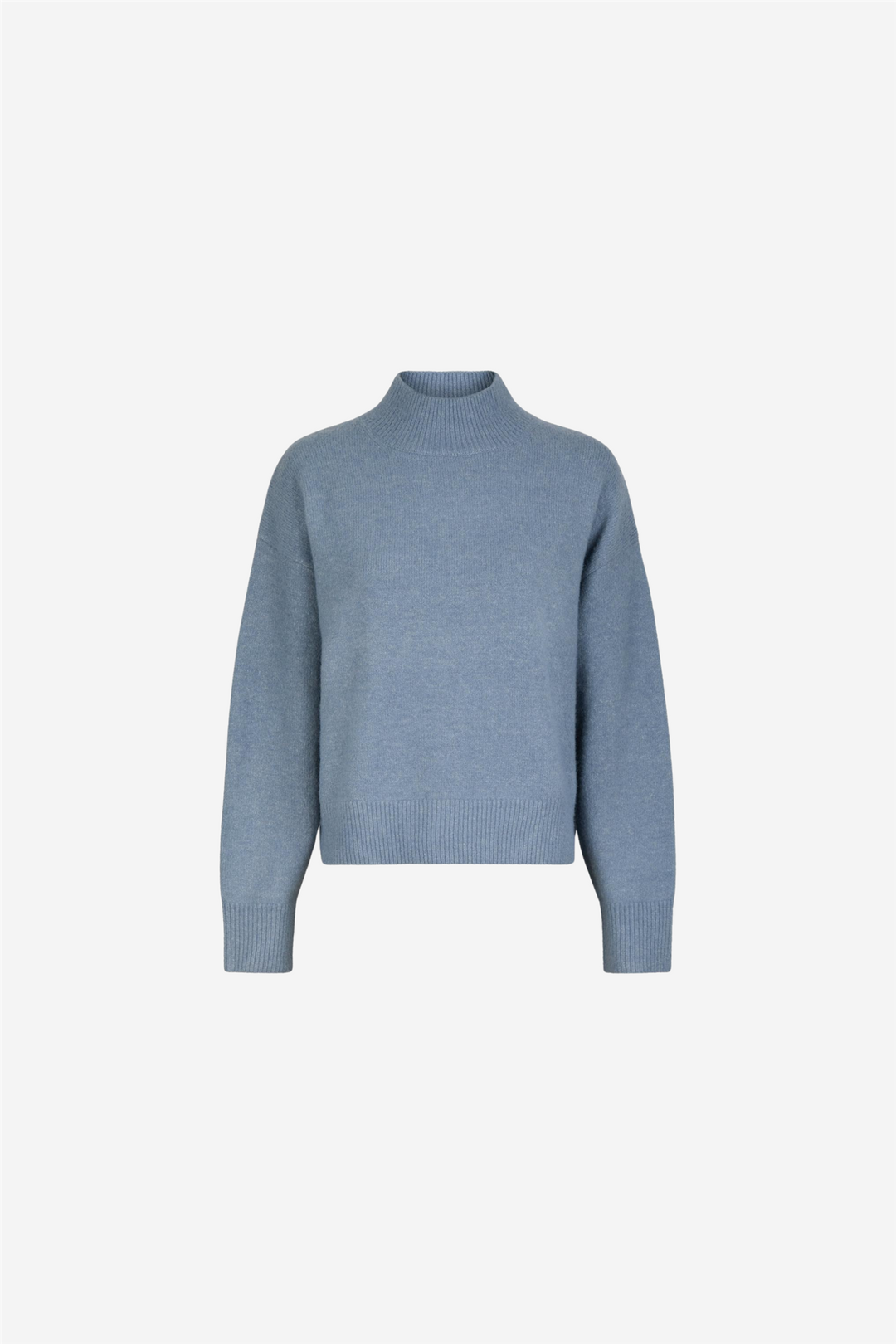 Neo Noir Genser & Cardigan Paulina Knit Blouse Smoke Blue