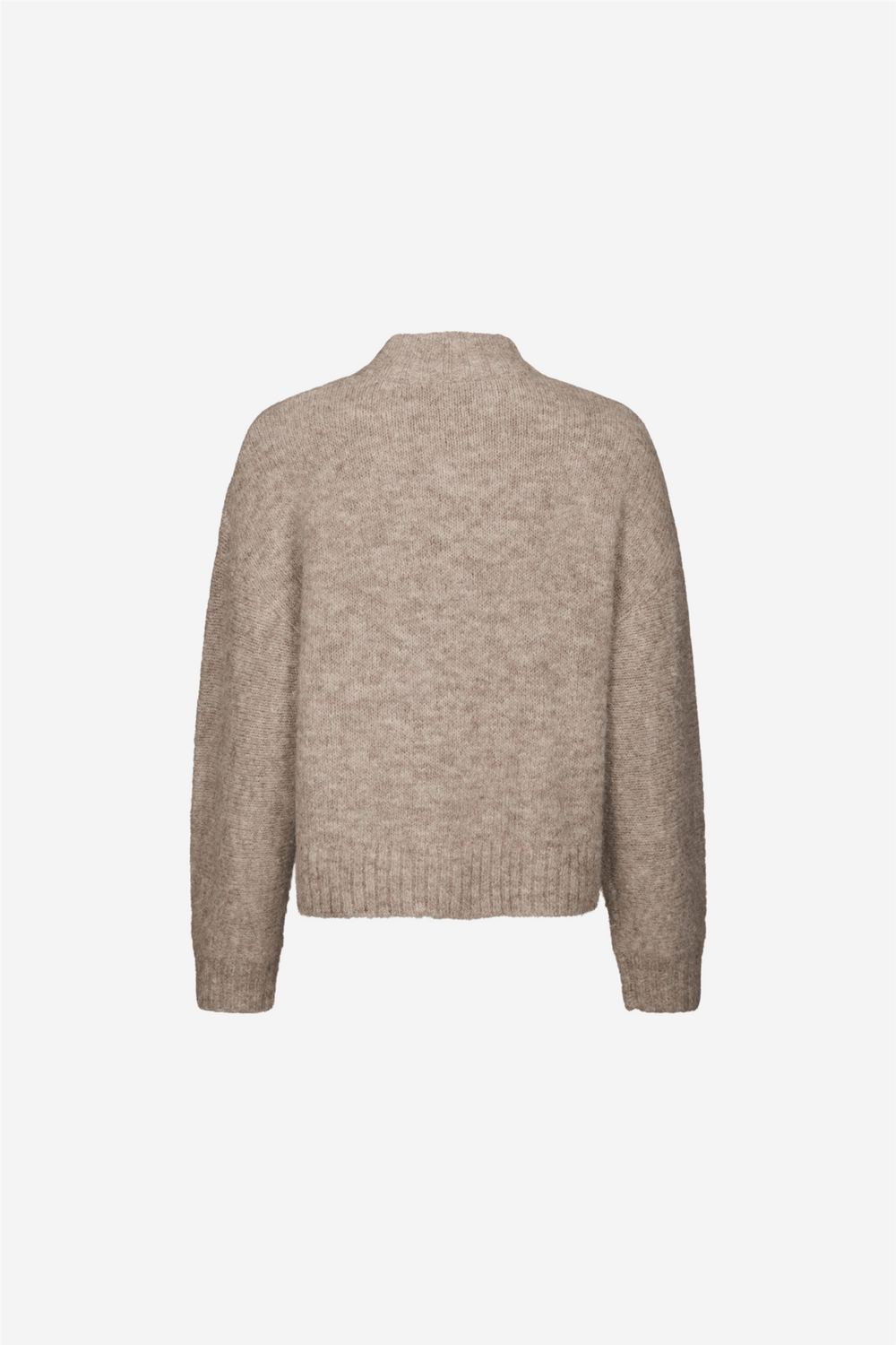 Neo Noir Genser & Cardigan Taura Fluffy Knit Cardigan Beige Melange