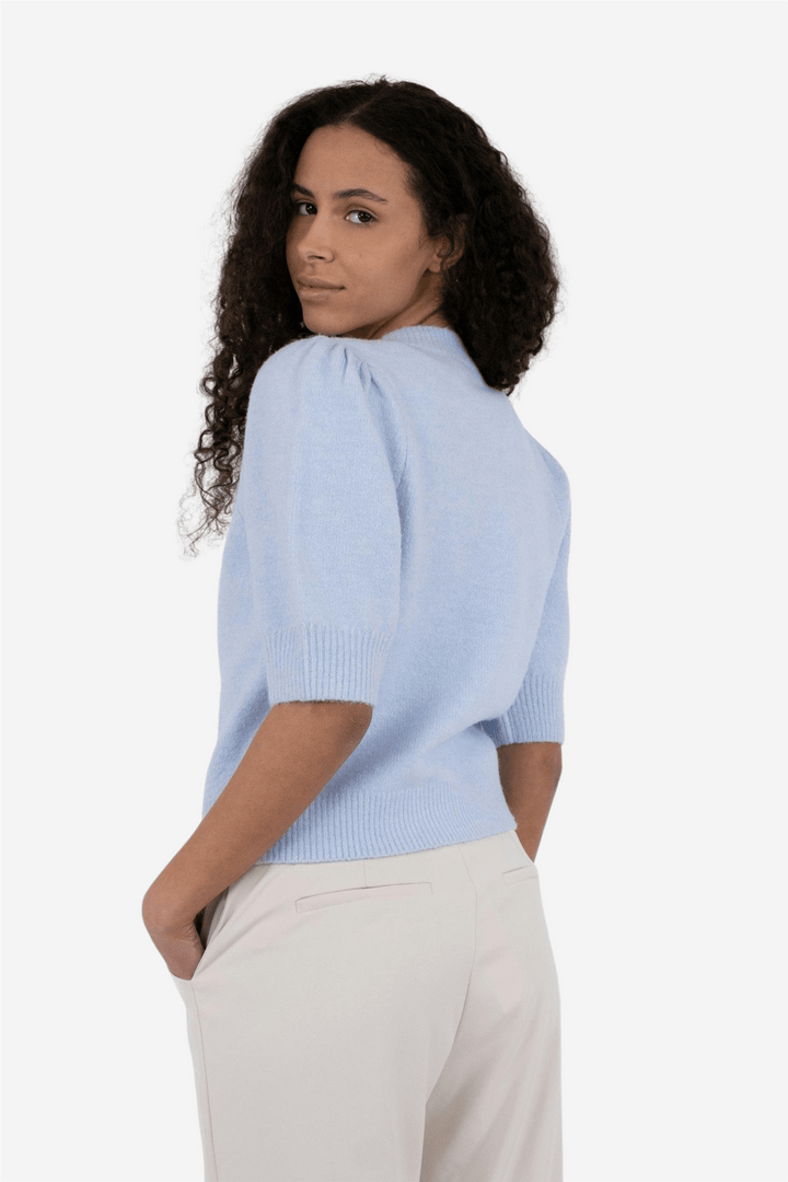 Neo Noir Genser & Cardigan Trudy Knit Cardigan Light Blue