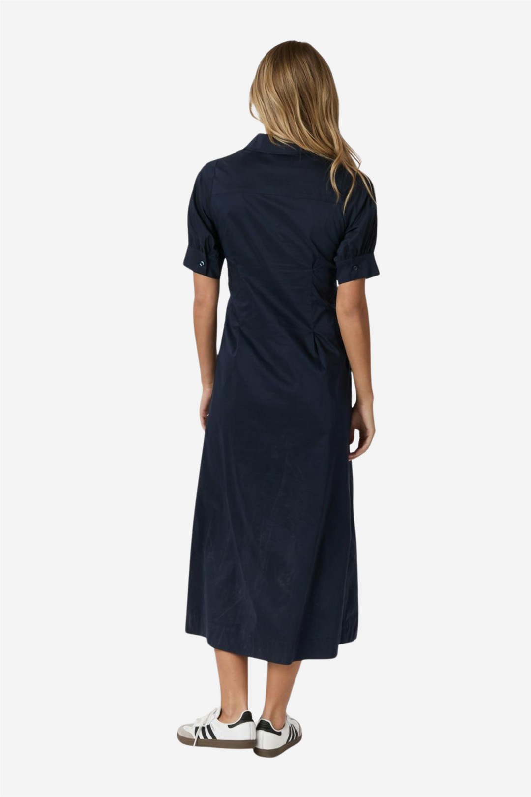 Neo Noir Kjoler & jumpsuits Baia Poplin Dress Navy