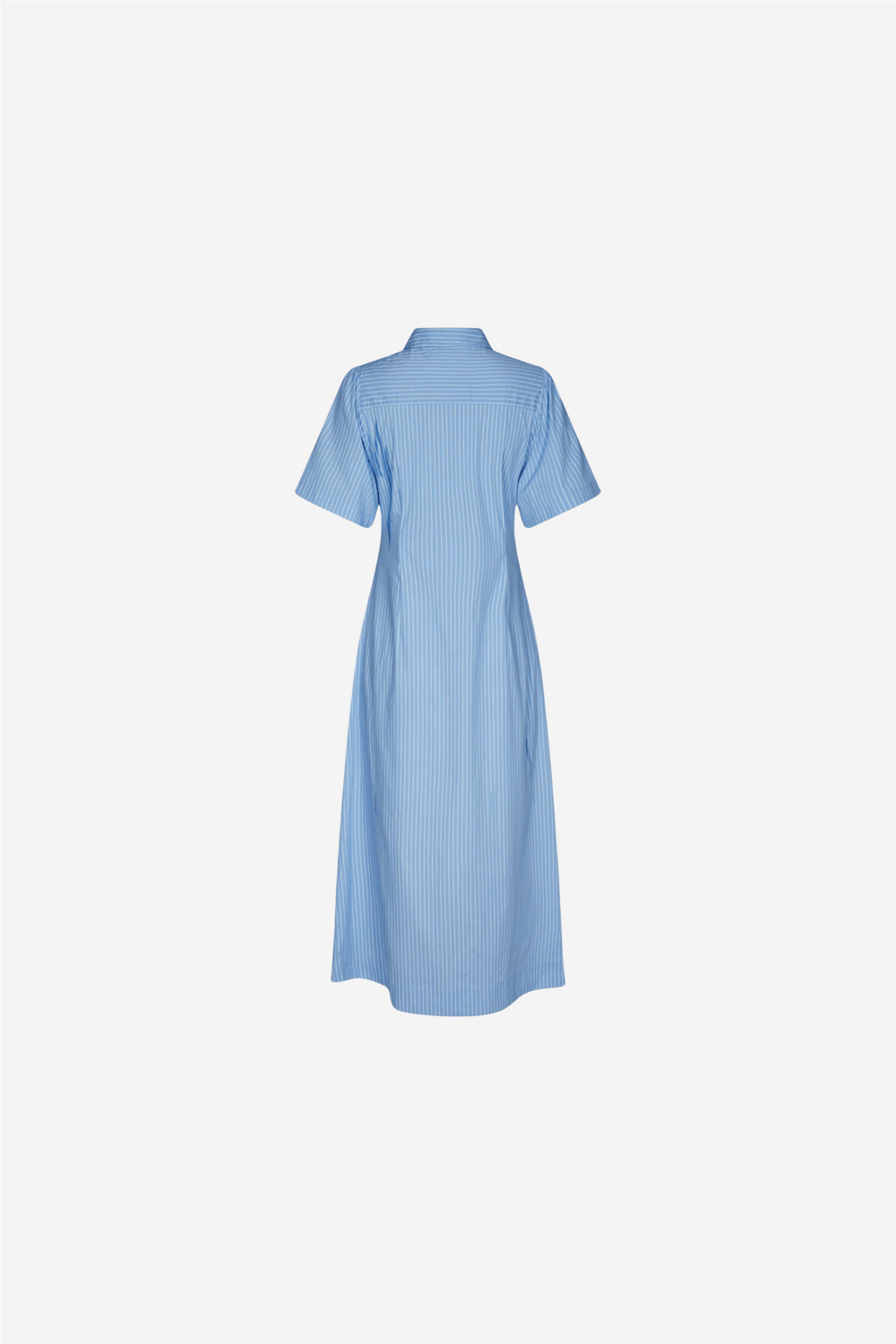 Neo Noir Kjoler & jumpsuits Baia Stripe Poplin Dress Light Blue
