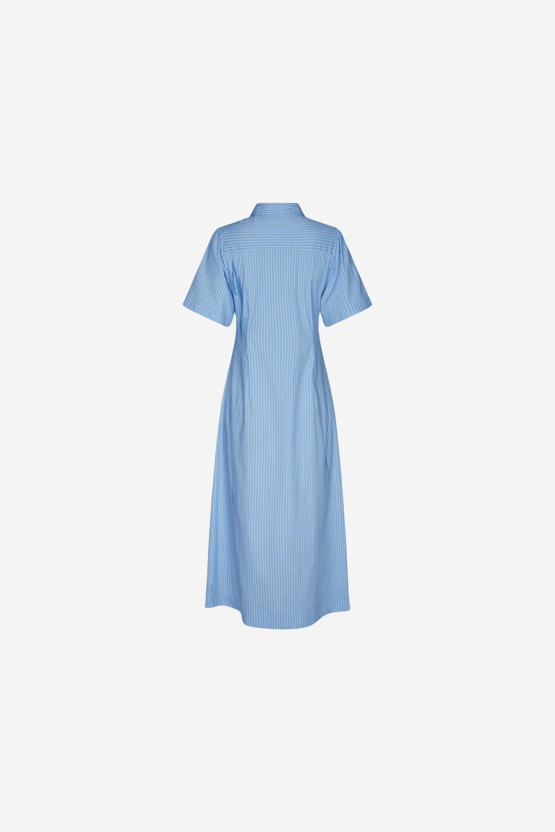 Neo Noir Kjoler &amp; jumpsuits Baia Stripe Poplin Dress Light Blue