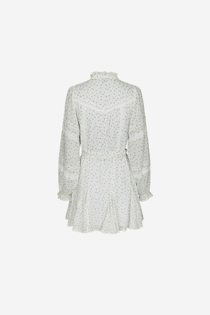 Neo Noir Kjoler & jumpsuits Birgitte Print Flower Dress Off White