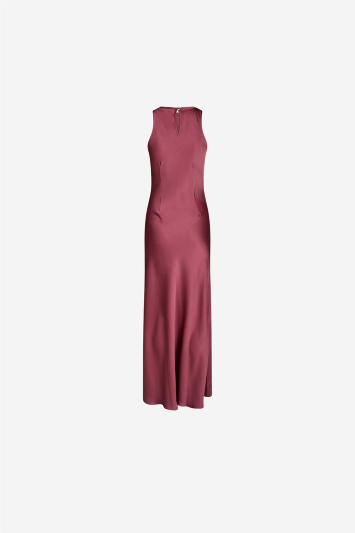 Neo Noir Kjoler & jumpsuits Celinie Heavy Sateen Dress Cherry Pink