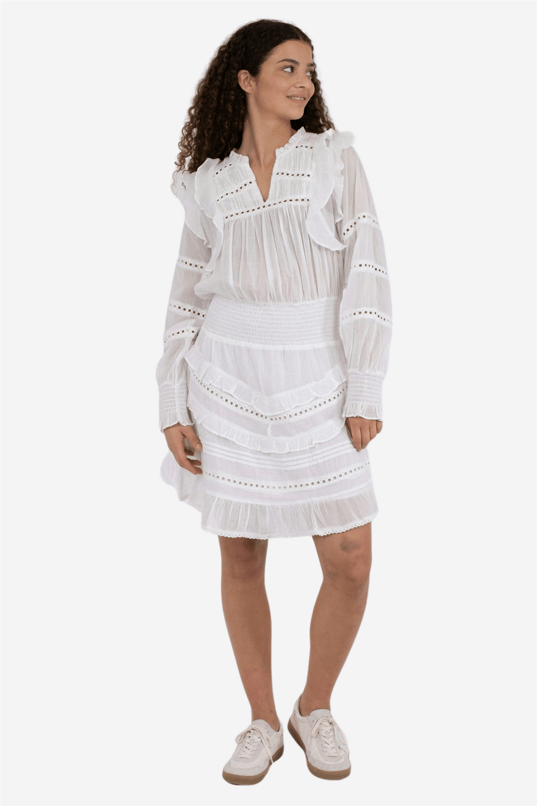 Neo Noir Kjoler & jumpsuits Harmoni S Voile Dress White
