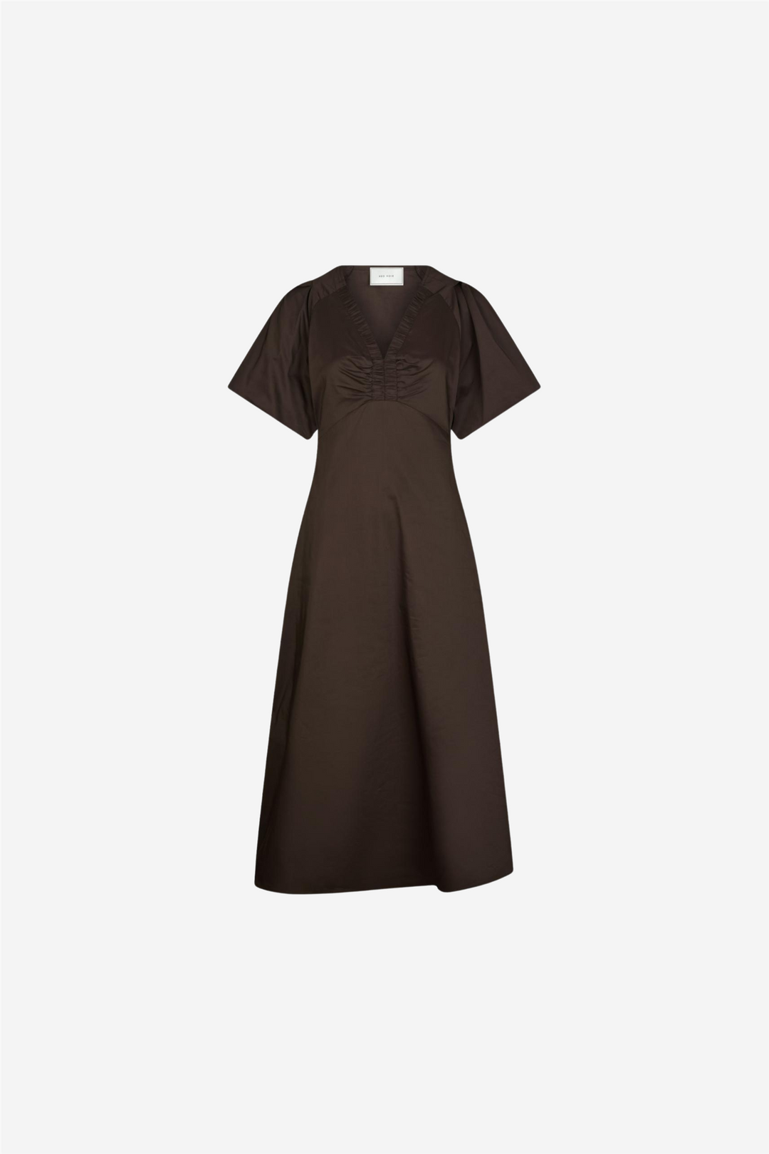 Neo Noir Kjoler & jumpsuits Illana Poplin Dress Chocolate Brown