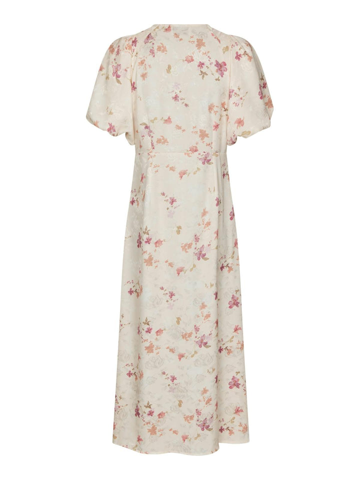 Neo Noir Kjoler &amp; jumpsuits Illana Sateen Print Dress Creme
