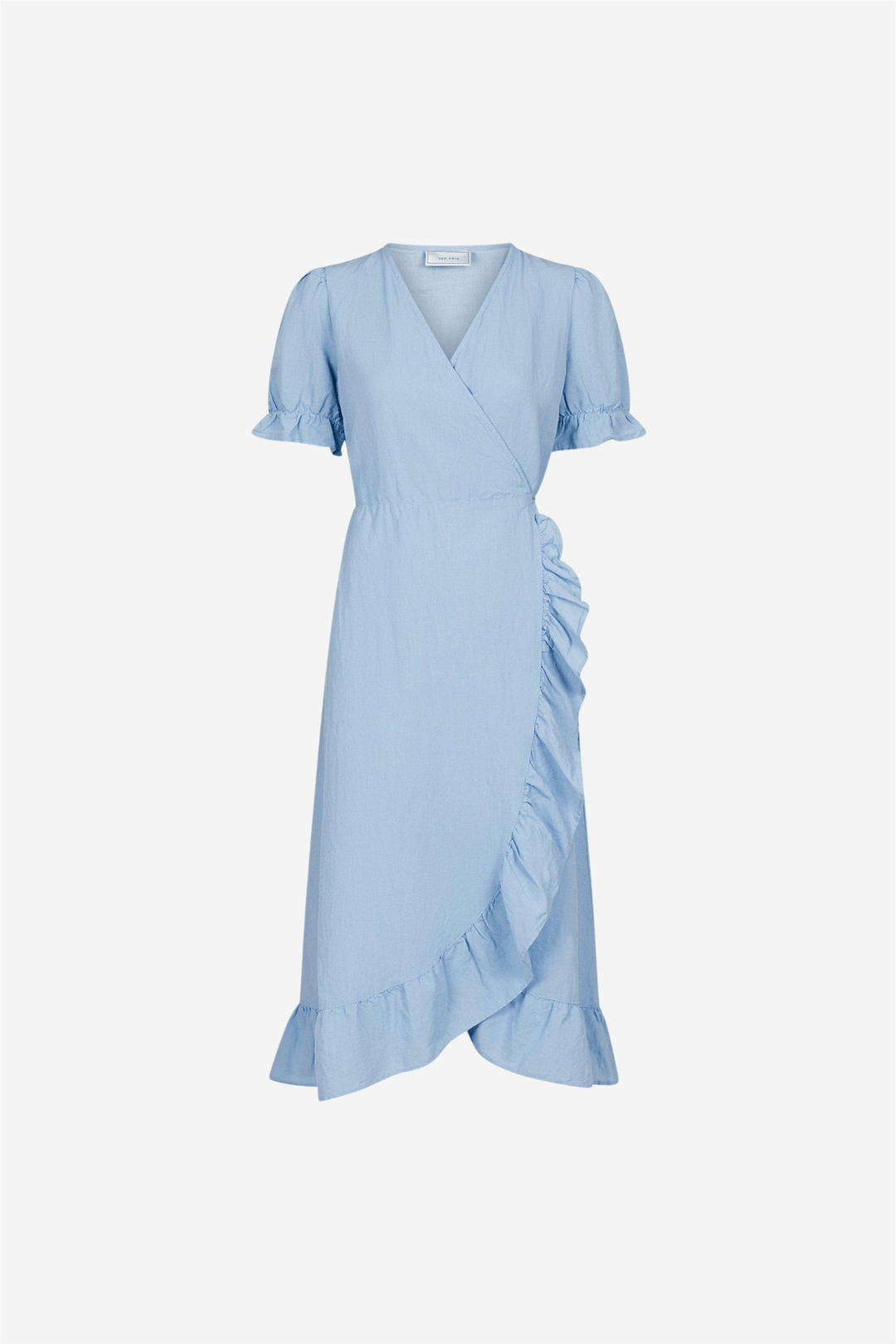 Neo Noir Kjoler & jumpsuits Marietta Linen Dress Light Blue