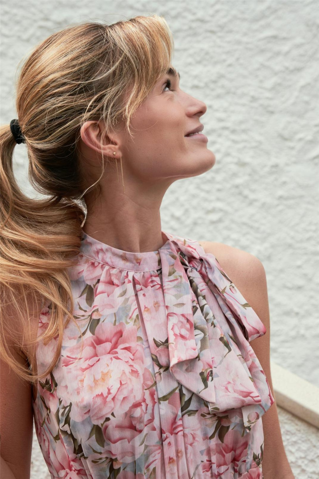 Neo Noir Kjoler & jumpsuits Marli Flower Chiffon Dress Rose