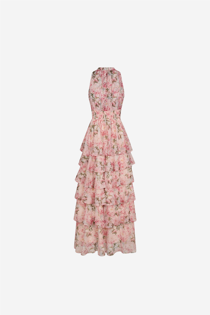 Neo Noir Kjoler & jumpsuits Marli Flower Chiffon Dress Rose