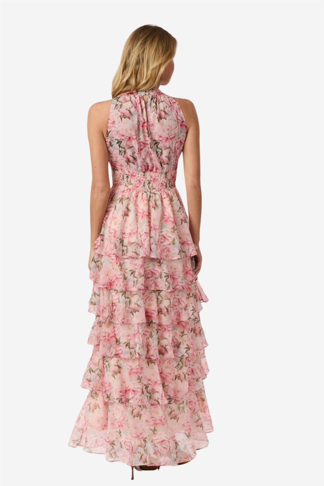 Neo Noir Kjoler & jumpsuits Marli Flower Chiffon Dress Rose