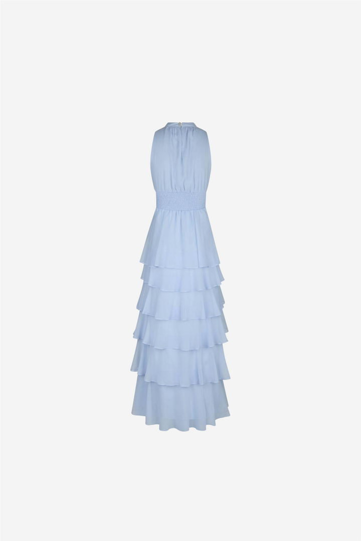 Neo Noir Kjoler & jumpsuits Marli Solid Chiffon Dress Light Blue