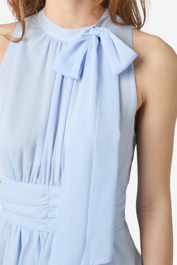 Neo Noir Kjoler & jumpsuits Marli Solid Chiffon Dress Light Blue