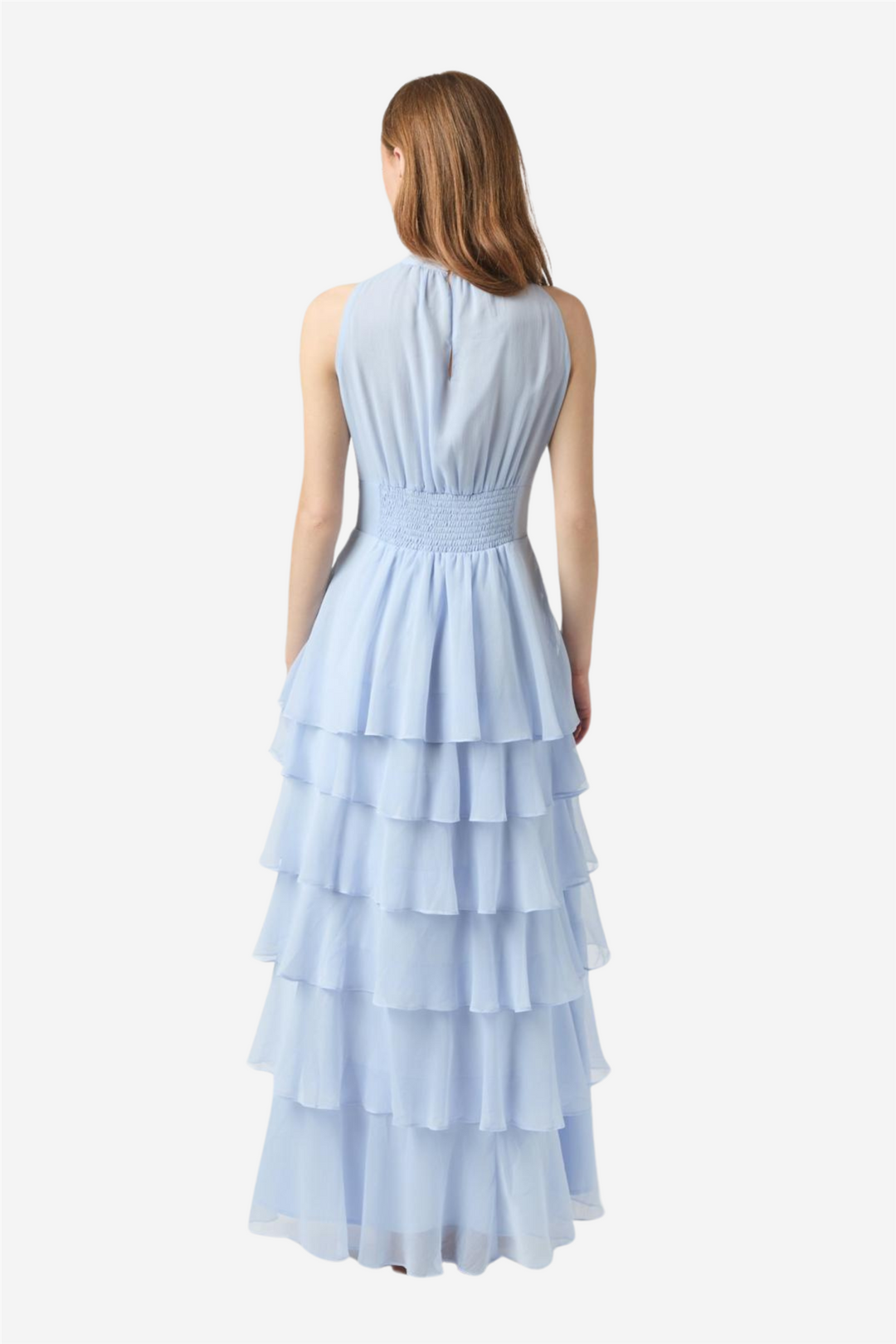 Neo Noir Kjoler & jumpsuits Marli Solid Chiffon Dress Light Blue