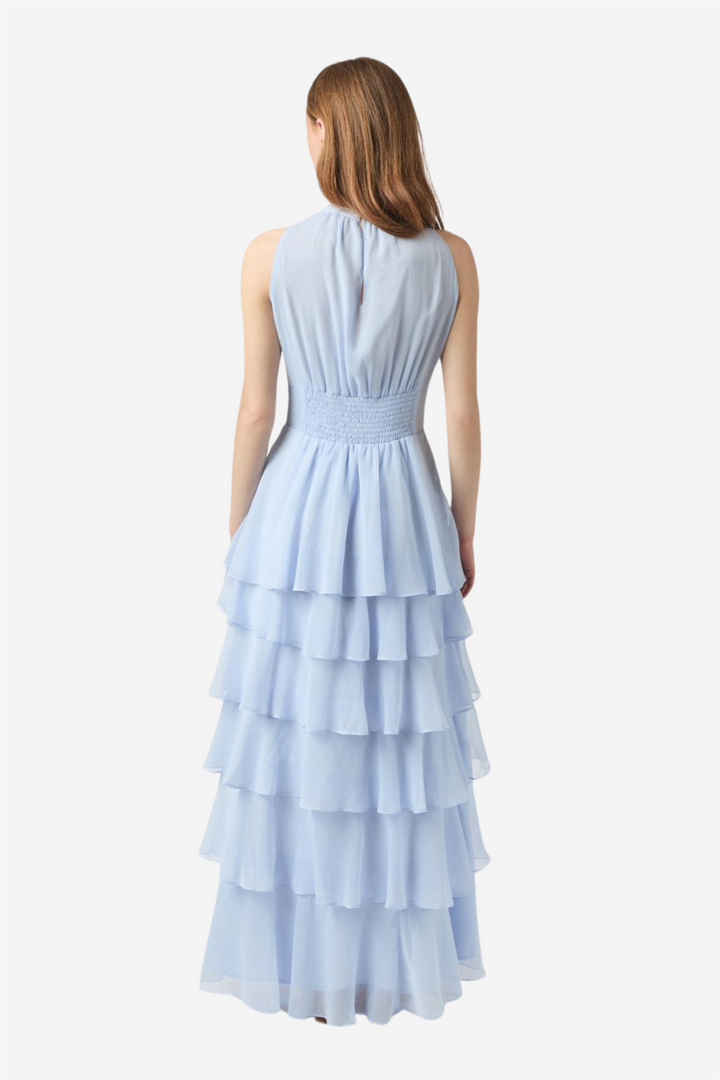 Neo Noir Kjoler & jumpsuits Marli Solid Chiffon Dress Light Blue