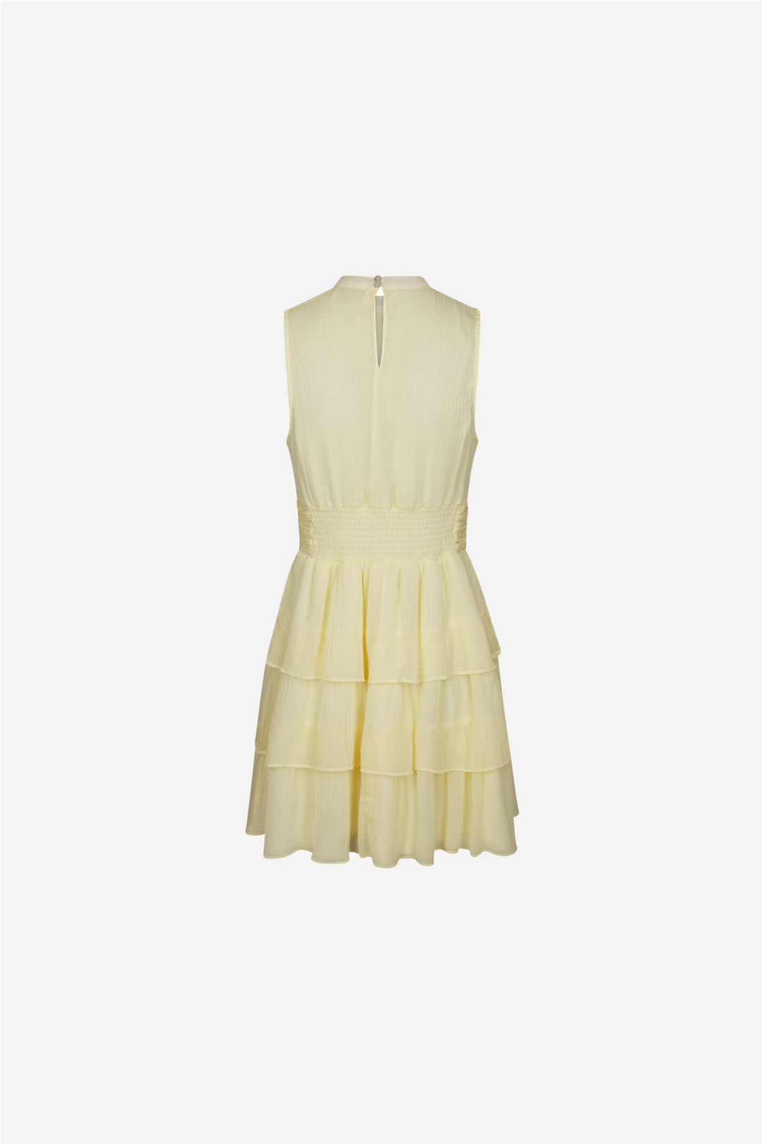 Neo Noir Kjoler & jumpsuits May Solid Chiffon Dress Light Yellow