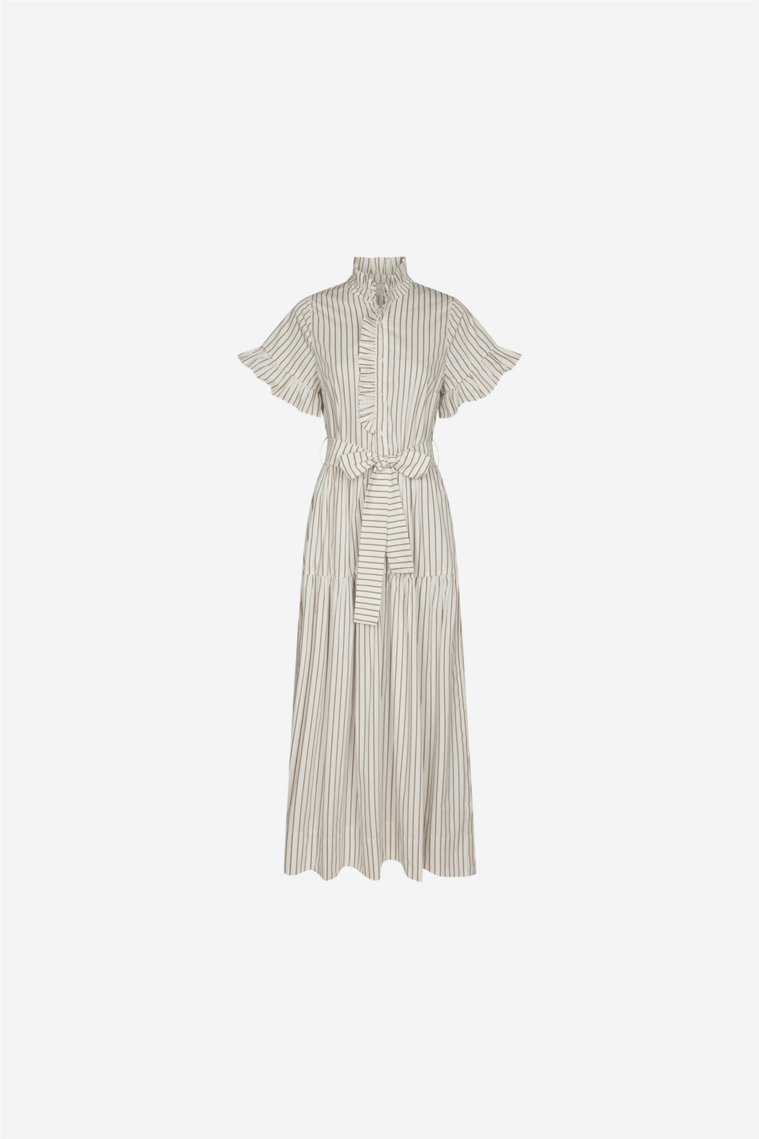 Neo Noir Kjoler & jumpsuits Nellie Wide Stripe Dress Ivory