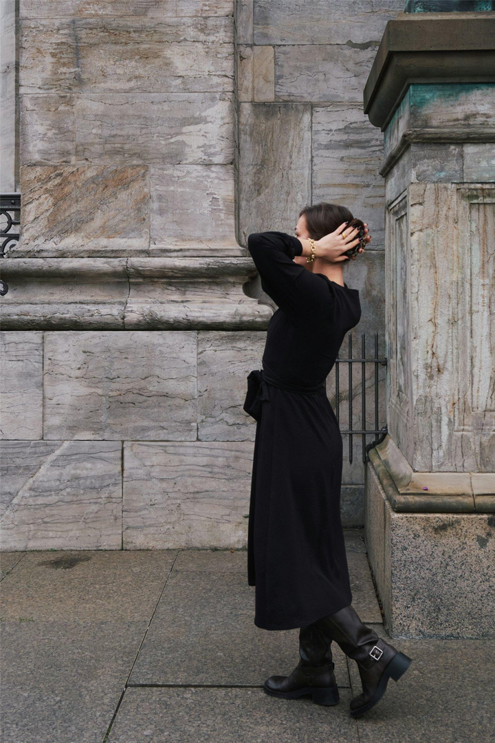 Neo Noir Kjoler & jumpsuits Rimini Structure Dress Black