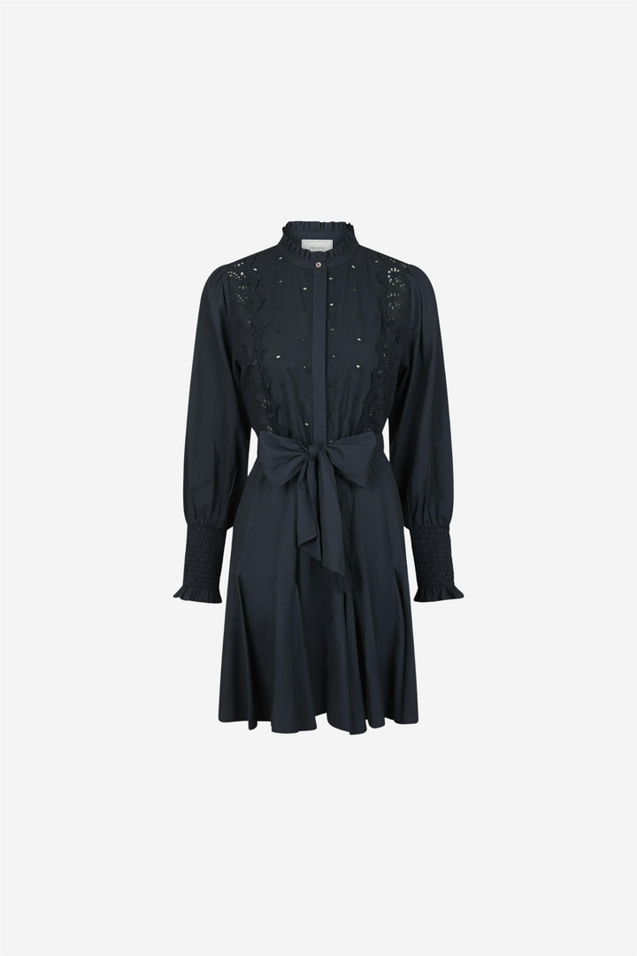 Neo Noir Kjoler & jumpsuits Salasta Emb Dress Navy